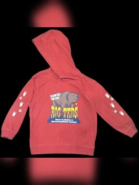 3T GAP Red 'Big Teds' Kids Hooded Sweatshirt